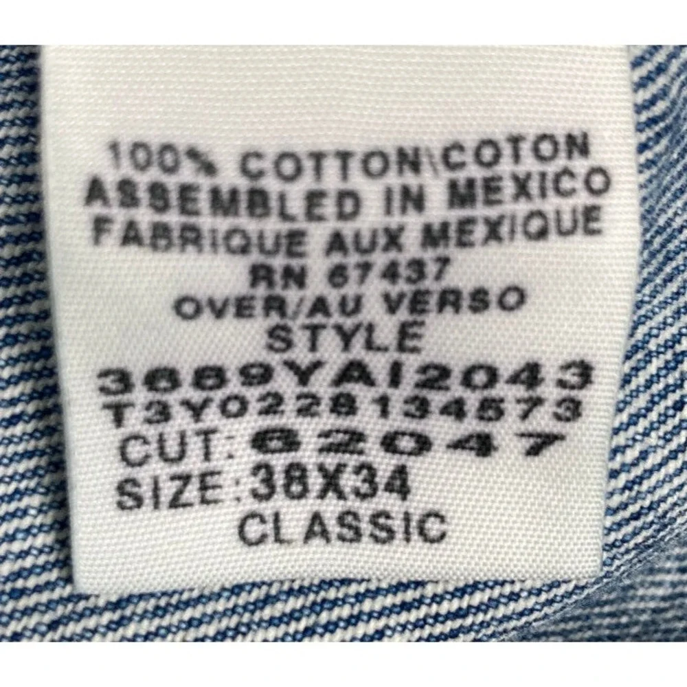 RL Ralph Lauren Jeans Mens 38x34* Blue Classic‎ Straight Preppy American Denim